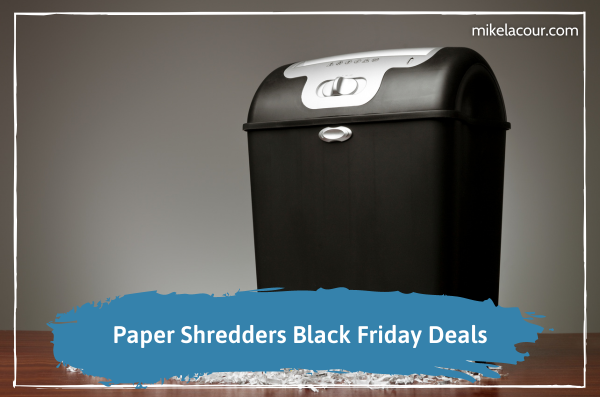Paper Shredders Black Friday Deals